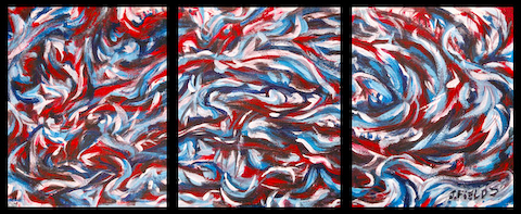 (3) 8" x 10" Acrylic on canvas 2005